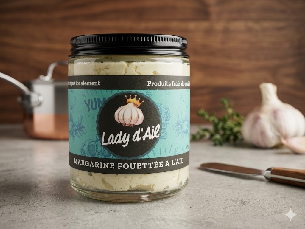 Pot Margarine à l'ail 227gr